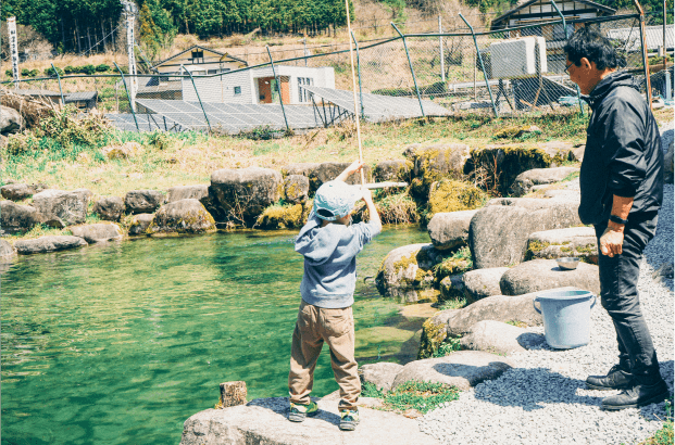 釣りの様子